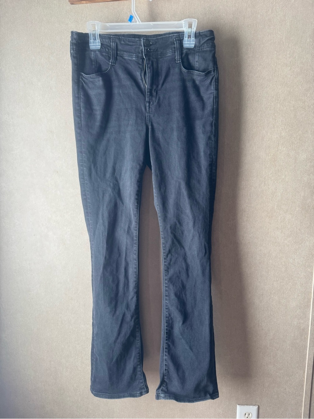 American Eagle Outfitters Black Bootcut Stretch Jeans